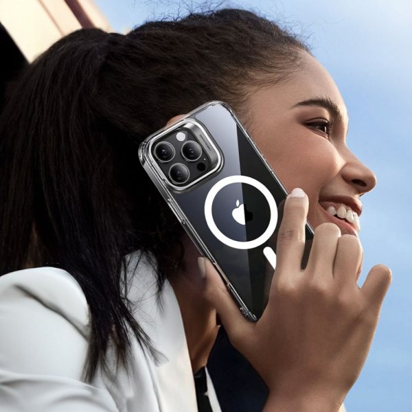 ESR iPhone 16 Pro Max Cover og Skærmbeskyttelse Classic Hybrid Kickstand MagSafe Sæt Transparent