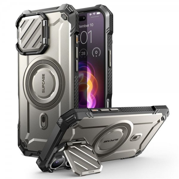 Supcase iPhone 16 Pro Max Cover UB Mag XT Grå