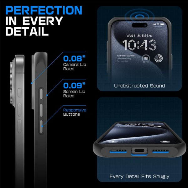 Supcase iPhone 16 Pro Max Cover UB Mag Grå