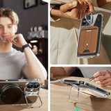 ESR iPhone 16 Cover og Skærmbeskytter Classic Hybrid Kickstand MagSafe Sæt Gennemsigtig