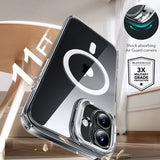 ESR iPhone 16 Cover og Skærmbeskytter Classic Hybrid Kickstand MagSafe Sæt Gennemsigtig