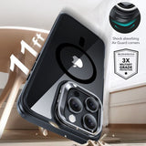 ESR iPhone 16 Pro Cover og Skærmbeskytter Classic Hybrid Kickstand MagSafe Sæt Sort