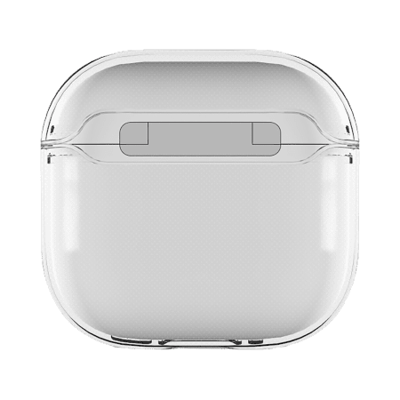 Decoded AirPods 4 Cover Silikone AirCase Transparent