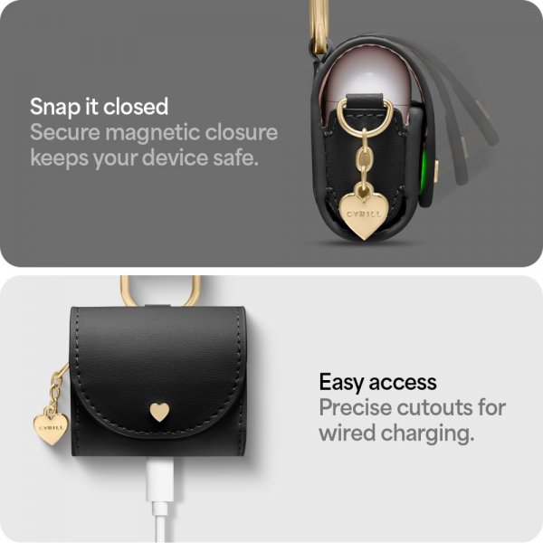 Spigen AirPods 4 Etui Cyrill Mini Bag Sort