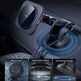 ESR Bilholder Qi2 Dashboard Wireless Car Charger HaloLock Sort