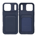 iPhone 17 Pro Max Cover Kortholder Blå