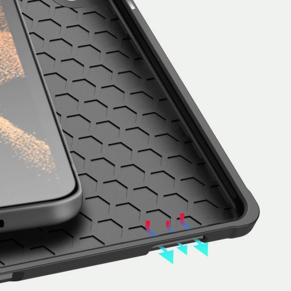 Dux Ducis Samsung Galaxy Tab S8 Ultra/S9 Ultra/S10 Ultra Etui DOMO Series Sort
