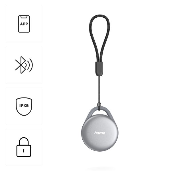 Hama Apple/Android Smart Tracker Nøglefinder Genopladelig