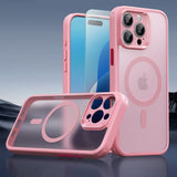 ESR iPhone 16 Pro Max Cover og Skærmbeskyttelse Classic Pro MagSafe Sæt Rosa
