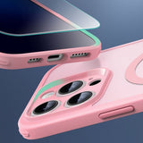 ESR iPhone 16 Pro Max Cover og Skærmbeskyttelse Classic Pro MagSafe Sæt Rosa
