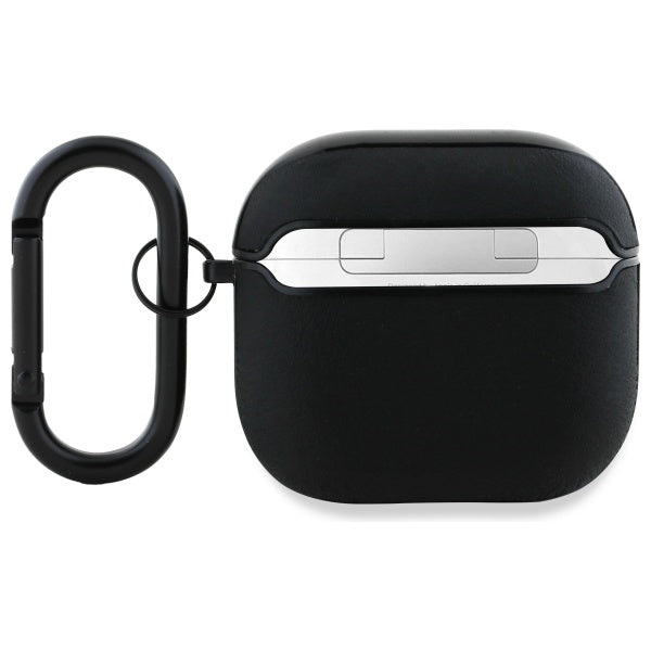 BMW AirPods 4 Cover Ægte Læder Sort