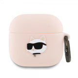 Karl Lagerfeld AirPods 4 Cover Choupette 3D Rosa
