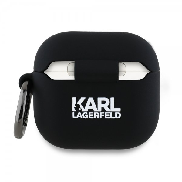 Karl Lagerfeld AirPods 4 Cover Karl 3D Sort
