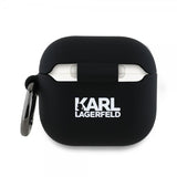 Karl Lagerfeld AirPods 4 Cover Karl & Choupette 3D Sort
