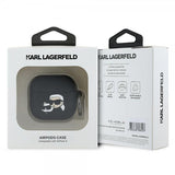 Karl Lagerfeld AirPods 4 Cover Karl & Choupette 3D Sort