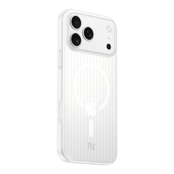 Rvelon iPhone 17 Pro Etui Riflet MagSafe Hvid