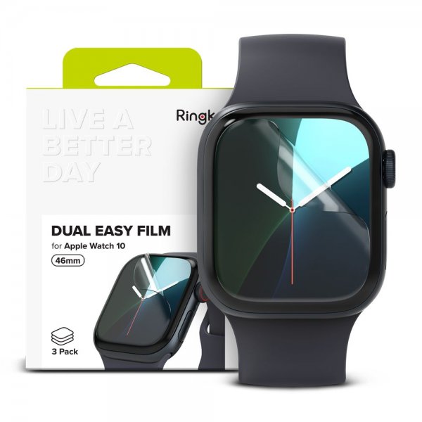 Ringke Watch 46mm Skærmbeskyttelse Dual Easy Film 3-pak