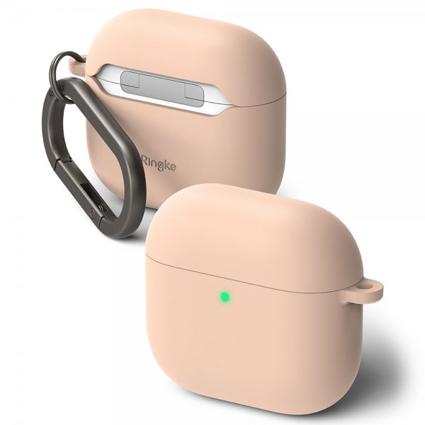 Ringke AirPods 4 Cover Silikone Pink Sand