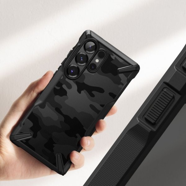 Ringke Samsung Galaxy S25 Ultra Cover Fusion X Camo Black