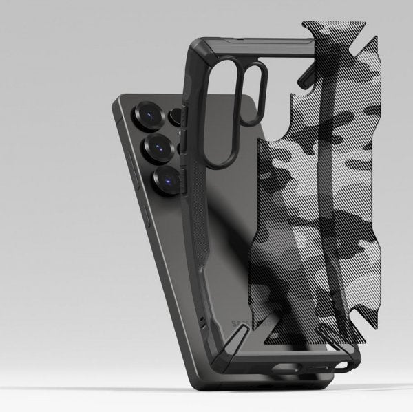 Ringke Samsung Galaxy S25 Ultra Cover Fusion X Camo Black