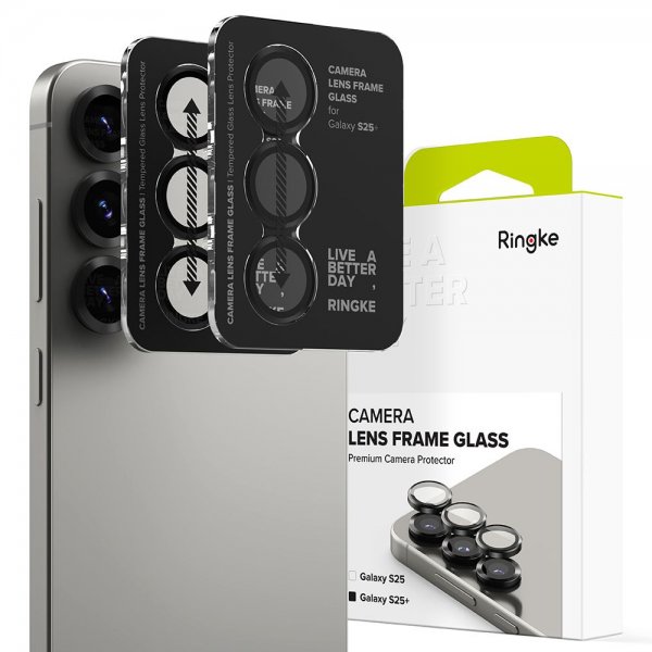Ringke Samsung Galaxy S25 Plus Kamerabeskyttelse Kamerarem 2-pak