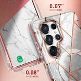 Supcase Samsung Galaxy S25 Ultra Cover Cosmo MagSafe Pink Marble