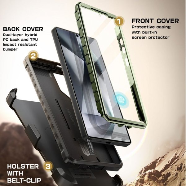 Supcase Samsung Galaxy S25 Ultra Cover UB Pro Grøn