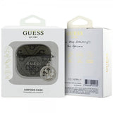 Guess AirPods 4 Etui Classic Logo 4G Charm Brun