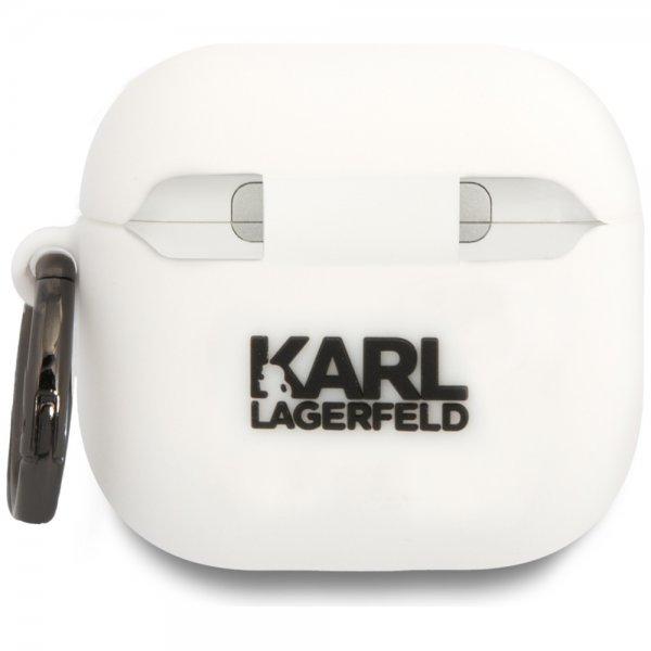 Karl Lagerfeld AirPods 4 Cover Karl 3D Hvid