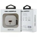 Karl Lagerfeld AirPods 4 Cover Karl 3D Hvid