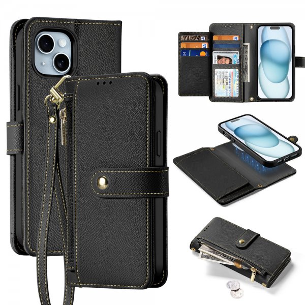 Dux Ducis iPhone 15 Cover 2-i-1 Lawa Series MagSafe Sort