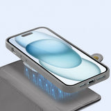 Dux Ducis iPhone 15 Cover 2-i-1 Lawa Series MagSafe Grå