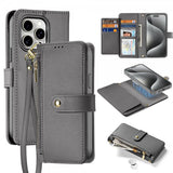 Dux Ducis iPhone 15 Pro Cover 2-i-1 Lawa Series MagSafe Grå
