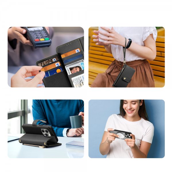 Dux Ducis iPhone 15 Pro Max Cover 2-i-1 Lawa Series MagSafe Sort