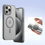 Dux Ducis iPhone 15 Pro Max Cover 2-i-1 Lawa Series MagSafe Grå