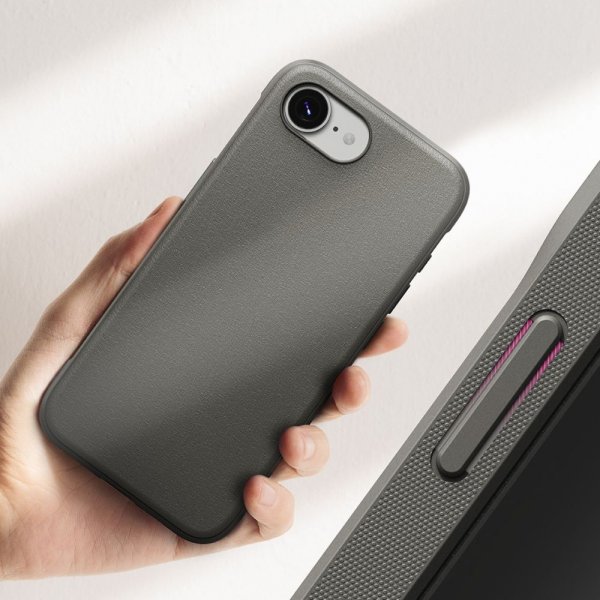 Ringke iPhone 16e/iPhone 17e Cover Onyx Grå