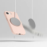 Ringke iPhone 16e/iPhone 17e Cover Silikone Magnetic Pink Sand