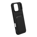 iPhone 17 Pro Max Cover Kortholder Sort