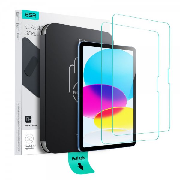 ESR iPad 10.9 (gen. 10)/iPad 11 (A16) Skærmbeskyttelse UltraFit 2-pak