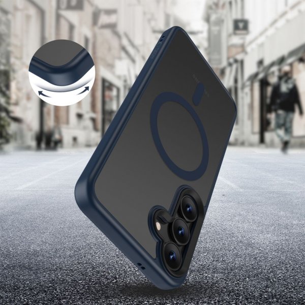 Tech-Protect Samsung Galaxy S25 Cover MagMat MagSafe Mat Navy