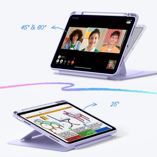ESR iPad 10.9 (gen 10)/iPad 11 (A16) Flip Hybrid Cover Lilla