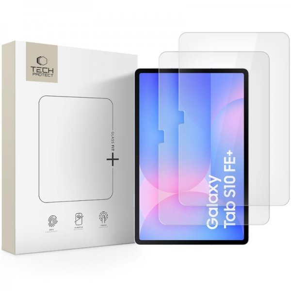 Tech-Protect Samsung Galaxy Tab S10 FE Plus Skærmbeskyttelse Glass Fit+