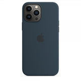 Apple Original iPhone 13 Pro Max Cover Silicone Case MagSafe Blækblå