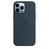 Apple Original iPhone 13 Pro Max Cover Silicone Case MagSafe Blækblå