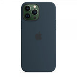 Apple Original iPhone 13 Pro Max Cover Silicone Case MagSafe Blækblå