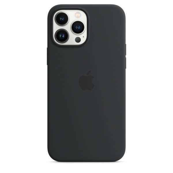 Apple Original iPhone 13 Pro Max Cover Silikonecover MagSafe Midnight