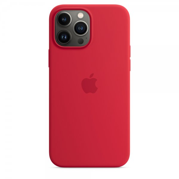 Apple Original iPhone 13 Pro Max Cover Silicone Case med MagSafe RED