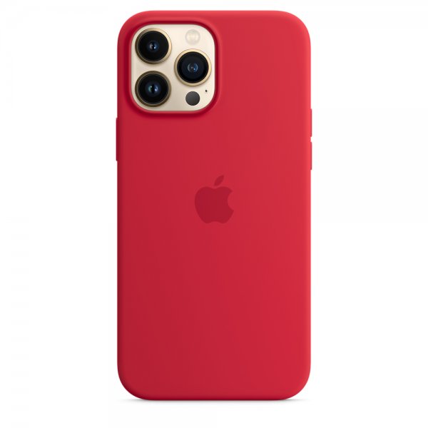 Apple Original iPhone 13 Pro Max Cover Silicone Case med MagSafe RED