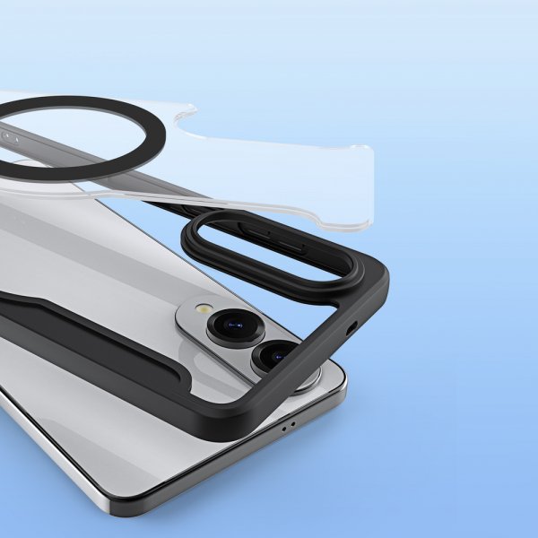 Dux Ducis Samsung Galaxy S25 Edge Cover Skin X Pro-serien MagSafe Sort