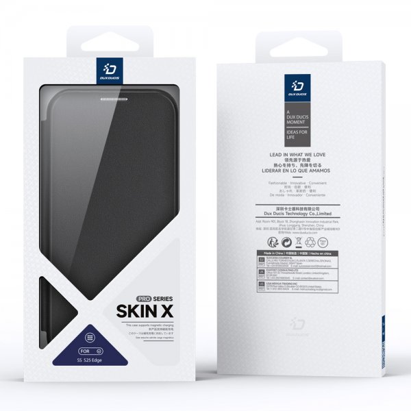 Dux Ducis Samsung Galaxy S25 Edge Cover Skin X Pro-serien MagSafe Sort